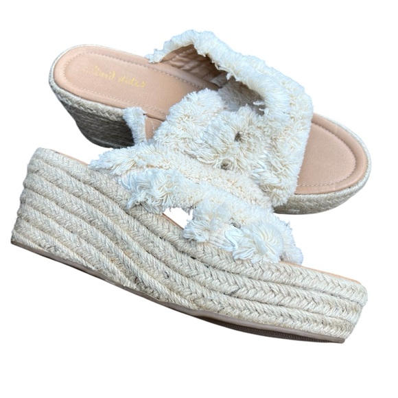 ALTAR’D STATE ESPADRILLE WEDGE PLATFORM SANDALS SIZE 8 r - Picture 1 of 13